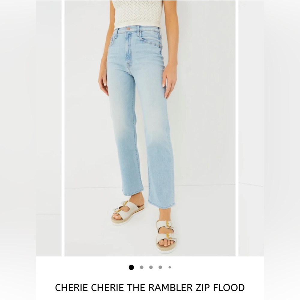 MOTHER The Rambler Zip Flood Size 27